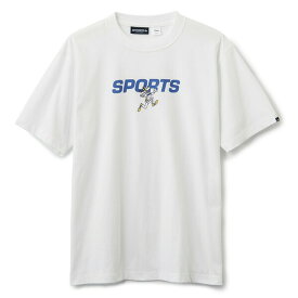 ポイント10倍 INTERBREED インターブリード ACTIVE SERVICE Disney × Interbreed Goofy Sports SS Tee 半袖 Tシャツ TEIJIN ホワイト