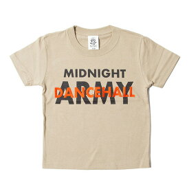 ポイント10倍 ナインルーラーズ キッズ Tシャツ 半袖 子供服 NINE RULAZ Kids' Dancehall Army Tee NRKSS18-004 カーキ