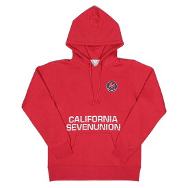 正規取扱店 7ユニオン 7UNION パーカー California Hoodie フーディ メンズ スウェット IPVW-010C レッド