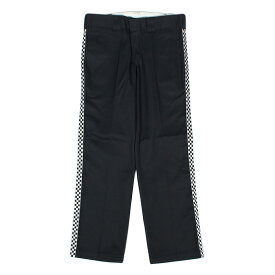 ポイント最大8倍 正規取扱店 7ユニオン ラインパンツ 7UNION Remake Side Line Tape Pants IPVW-021C BLACK ブラック CHECKER LINE チェッカー ライン