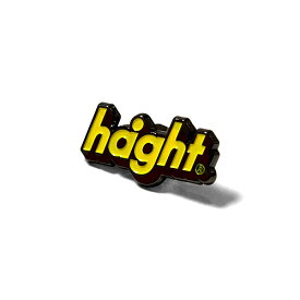 ポイント10倍 HAIGHT ヘイト ピンバッジ SHADE LOGO PIN BADGE haight ピンバッチ ピンズ プレゼント イエロー ワンサイズ HT-G207004