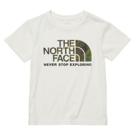 ポイント2倍 ノースフェイス キッズ Tシャツ THE NORTH FACE KIDS ノースフェイスTシャツ 男の子 女の子 綿 オーガニック コットン tシャツ 半袖 ショートスリーブカモロゴティー おしゃれ 人気 かっこいい かわいい ブランド 正規品 オールシーズン NTJ32359