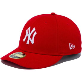 ポイント最大6倍 正規取扱店 ニューエラ キャップ 送料無料 NEW ERA LP 59FIFTY ニューヨーク・ヤンキース ニューエラキャップ 帽子 MLB メジャーリーグ スカーレット スノーホワイト 55.8cm～63.5cm 13561962