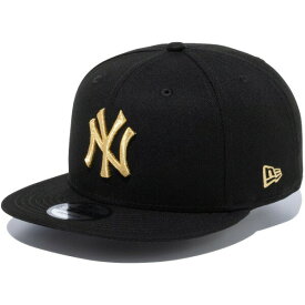 正規取扱店 ニューエラ NEW ERA 9FIFTY ニューヨーク・ヤンキース スナップバックキャップ ニューエラキャップ 帽子 MLB CAP メジャーリーグ ブラック ゴールド 57.7cm-61.5cm 13562093