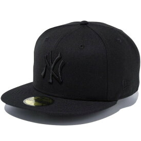 ポイント2倍 正規取扱店 ニューエラ キャップ メンズ レディース NEW ERA 59FIFTY ニューヨーク・ヤンキース 帽子 CAP メジャーリーグ ブラック ブラック 13562246