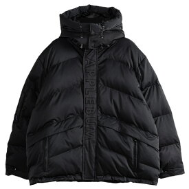 アップルバム ジャケット 送料無料 APPLEBUM Fat Bomber Innercotton Hood Jacket ボンバーフードジャケット フード取り外し可能 正規取扱店 ブラック M-XXL 2320612