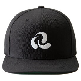 ポイント10倍 正規取扱店 ダブルハード キャップ 送料無料 DOUBLE HARD Basic Logo Snapback Cap スナップバックキャップ 帽子 ブラック フリーサイズ DH2023S02