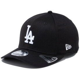 正規取扱店 ニューエラ キャップ 送料無料 NEW ERA 9FIFTY ストレッチスナップ ロサンゼルス・ドジャース スナップバック ニューエラキャップ MLB メンズ 帽子 ブラック ホワイト 55cm-65cm 13552074