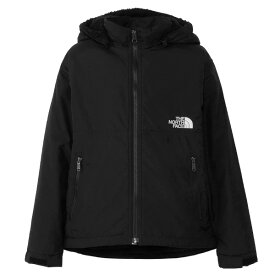 ポイント5倍 ノースフェイス キッズ コンパクトノマドジャケット 送料無料 THE NORTH FACE Kids Compact Nomad Jacket ザ・ノース・フェイス 正規品 子供用防寒ジャケット 保温性 はっ水性 ユニセックス ブラック 110-150サイズ NPJ72257