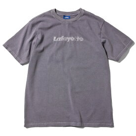 LFYT エルエフワイティー 送料無料 Pigment Dyed Lafayette Logo Tee 半袖 Tシャツ ラファイエット 正規取扱店 全4色 S-XXL LA230102