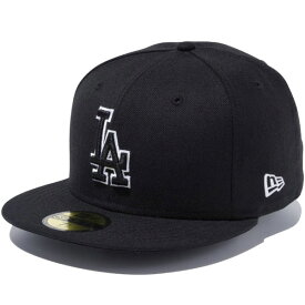 ニューエラ キャップ NEW ERA 59FIFTY ロサンゼルス ドジャース ニューエラキャップ MLB メジャーリーグ ベースボールキャップ 帽子 メンズ レディース 人気 ブランド 正規品 大きい サイズ オールシーズン ブラック ホワイトアウトライン 13562254