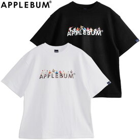 ポイント2倍 アップルバム Tシャツ 半袖 APPLEBUM 9 PLAYERS T-SHIRT メンズ レディース コラボ MLB メジャーリーグ グッズ 黒 白 綿 コットン ブランド おしゃれ かっこいい 人気 春 夏 秋 冬 オールシーズン 大きい サイズ 正規品 ユニセックス ストリート ML2411103