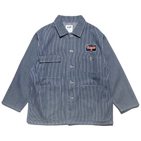 HAIGHT ヘイト HICKORY COVERALL カバーオール ヒッコリー ジャケット メンズ レディース ワークジャケット ブランド おしゃれ かっこいい 人気 春 秋 冬 季節 大きい 小さい サイズ 正規品 ユニセックス 男女兼用 HTSS-242004