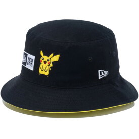 ポイント2倍 ニューエラ バケットハット NEW ERA HAT バケット01 リバーシブル Pokemon ポケモン ピカチュウ コラボ バケハ メンズ レディース 帽子 コットン ブランド おしゃれ かっこいい 人気 オールシーズン 深め 大きい 小さい サイズ 正規品 14124331