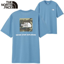 ポイント2倍 ノースフェイス Tシャツ THE NORTH FACE ノースフェイスTシャツ メンズ tシャツ 半袖 速乾 バックプリント おしゃれ おすすめ 人気 ブランド 正規品 ショートスリーブスクエアカモフラージュティー 大きい サイズ ユニセックス レディース 夏 NT32437