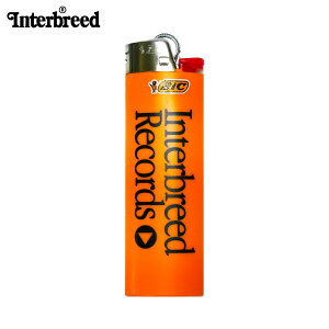INTERBREED インターブリード ライター IB Records Logo Lighter ロゴライター BIC製 J26 ストリート ブランド グッズ プレゼント ギフト IB25AW01