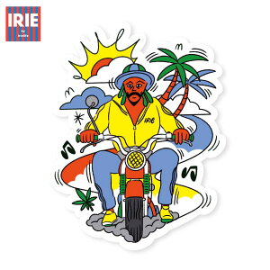 AC[Ct XebJ[ IRIE LIFE WATERPROOF STICKER h ϐ Ogp\ OόN3`4N Y fB[X  Xg[g t@bV X|[c jZbNX I[V[Y