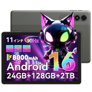 ��Android16���y2,000�~�N�[�|��OFF�����r���[�ŃP�[�X���T�z11�C���` �^�u���b�g Android 16 �i���^�u���b�g �[�� RAM24GB ROM128GB �A���h���C�h 16 �{�� AI �^�u���b�gpc 8�R�A �����\ Wi-Fi���f�� IPS���