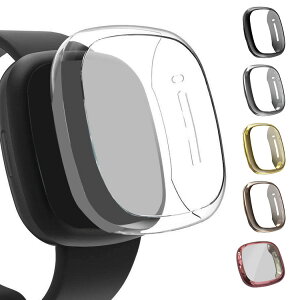 Fitbit Versa 3 / Fitbit Sense Jo[TPU tی ϏՌ fB[X Y یJo[ یP[X TPU \tgf tBbgrbg @[T 3 / tBbgrbg SenseیP[X tBb X}[gEH