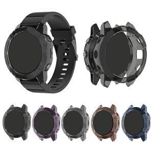 GARMIN (�K�[�~��) Fenix 6 /6 Pro TPU �J�o�[ �ϏՌ� �N���A �ی�J�o�[ case versa �ی�P�[�X �S�ʕی�P�[�X ���i��TPU �\�t�g �ی� �I�V���� �ϏՌ� �ی�P�[�X �t�B�b �X�}�[�g�E�H�b�` �X�|�[�c