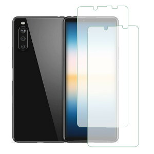 Sony Xperia 10 III/10 III Lite �K���X�t�B���� �����K���X 2���Z�b�g�t���ی� 0.26mm 9H �t���ی�V�[�g �\�j�[ �G�N�X�؃��A10 III �c�[ �t���ی�K���X�V�[�g