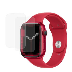 Apple Watch Series 9/8/7 �t�B���� �ی�t�B���� 41mm/45mm�t���ی�t�B���� 2���Z�b�g TPU �Ռ��z���t�B���� �t���ی�V�[�g �A�b�v���E�H�b�` �ی�t�B���� ���h�~