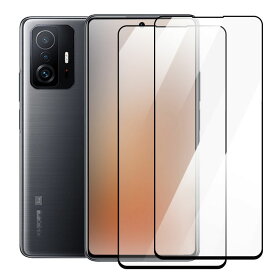 Xiaomi 11T/11T Pro ガラスフィルム強化ガラス 2枚セット 液晶保護 9H 液晶保護シート シャオミ 11T/11T Pro 液晶保護ガラスシート 画面保護 保護フィルム 傷防止 シャオミー