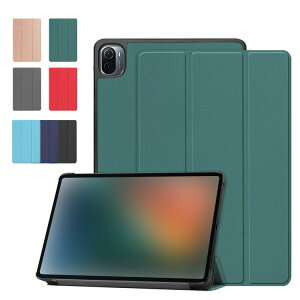 XiaoMi Pad 5 / Pad 5 Pro (2021���f��) 11�C���` �P�[�X/�J�o�[ �O�܃X�^���h �Ռ��z�� �X�^���h�@�\ �V���I�~ Pad 5 / Pad 5 Pro �蒠�^ ���킢�� ���U�[&�v���X�`�b�N �I�[�g�X���[�v�@�\�t�� �V���v��