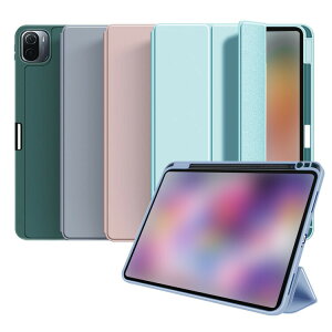 Xiaomi Pad 5 / Pad 5 Pro (2021���f��) 11�C���` �P�[�X/�J�o�[ �y�����[ �O�܃X�^���h �Ռ��z�� �V���I�~ �p�b�h 5 / �p�b�h 5 �v�� �蒠�^ ���킢�� ���U�[&TPU �I�[�g�X���[�v�@�\�t�� �V���v�� �^