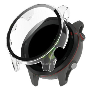 Garmin Forerunner 955/255/255S/255 Music/255S Music �N���A�P�[�X �J�o�[ �t���ʋ����K���X �S�ʕی� �t���ی�P�[�X ���� �t�B������� �n�[�h�P�[�X �K�[�~�� �t�H�A�����i�[