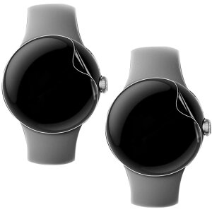 Google Pixel Watch 液晶 保護フィルム PET素材 光沢 液晶保護フィルム 2枚入り 傷防止フィルム グーグル ピクセル ウォッチ 液晶保護シート pixelwatch ピクセルウォッチ