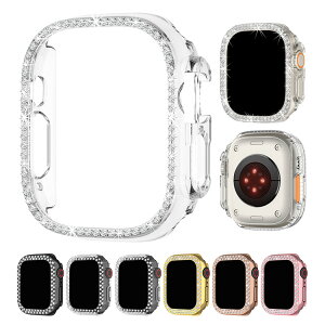 Apple Watch Series 9/8/7/Ultra 2/1 P[X Jo[ bL CXg[ 炫 킢 CX^f n[hP[X AbvEHb` V[Y9/8/7/Eg2/1 41mm/45mm/49mm NAJo[ n[hP