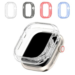 Apple Watch Ultra 2/1 �P�[�X �N���A �J�o�[ �A�b�v���E�H�b�` �E���g�� 49mm �\�t�g�P�[�X �ی�P�[�X �����ȒP