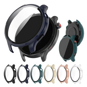 Amazfit GTR 4 �P�[�X GTR 4 Pro �J�o�[ �t���ʋ����K���X �S�ʕی� �t���ی�P�[�X �A�}�Y�t�B�b�g GTR 4 �P�F/�N���A �t�B������� �n�[�h�P�[�X