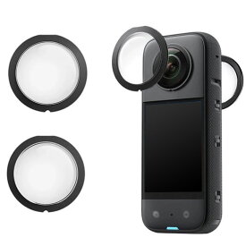 Insta360 X3 カメラレンズカバー レンズプロテクター カメラレンズ保護フィルム 粘着式レンズ保護フィルター 粘着式レンズガード インスタ360 HD 保護フィルム