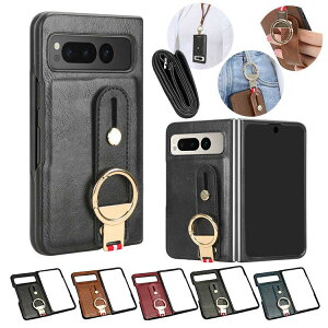 Google Pixel Fold �P�[�X �ϏՌ� �J�o�[ PU���U�[+TPU ������ �x���g �����h�~�x���g �X�}�z�V�����_�[ �����O�t�� ���킢�� �G���K���g ���f�B�[�X �V���v�� �O�[�O�� �s�N�Z�� �t�H�[���h �ی�P