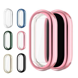 Xiaomi Smart Band 8 P[X/Jo[ tی bL \tgP[X یP[X یJo[ VI~ X}[g oh8 PF/NA \tg TPU veN^[Jo[ ϏՌ ^ y h~ Vv