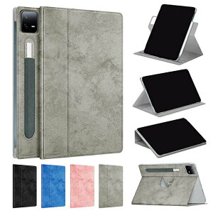 Xiaomi Pad 6 �P�[�X �J�o�[ 11.2�C���` �蒠�^ PU���U�[ �y�����[ �V���I�~ �p�b�h 6 �蒠�^�P�[�X �X�^���h�@�\ �J�o�[ ������� �^�u���b�g �P�[�X/�J�o�[