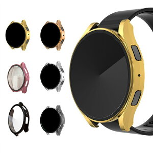 Galaxy Watch 6 �P�[�X �ϏՌ� ���b�L �J�o�[ �����K���X �K���X�t�B�����t�� �S�ʕی� �t���ی�P�[�X �M�����N�V�[�E�H�b�`6 40/44mm �P�F/�N���A �t�B������� �n�[�h�P�[�X