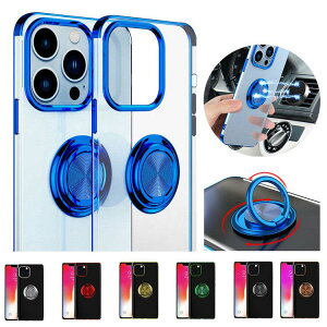 iPhone15 �P�[�X �J�o�[ �N���A ���� ���b�L TPU �\�t�g�P�[�X �����O�t�� �X�^���h�@�\ �}�O�l�b�g���ԍڃz���_�[�X�}�z�P�[�X ������� ���킢�� ���f�B�[�X Apple iPhone 15 Plus/15 Pro/15 Pro Max �A�b