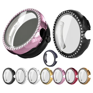 Google Pixel Watch 2 ケース カバー メッキ かわいい/きらきら ラインストーン エレガント グーグルピクセル ウォッチ2 フィルム一体 ハードケース ガラスフィルム付き 保護ケース pixelwatch 2 ピク