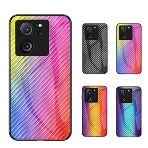 Xiaomi 13T �P�[�X 13T Pro �J�o�[ �w�ʋ����K���X �X�g���b�v�� ���������� �p �ی� �R�[�i�[�o���p�[ �J�[�{���� �P�[�X ������ꏬ�� �V���I�~ 13T/13T �v�� �X�}�z �X�}�[�g�t�H���P�[�X/�J�o�[