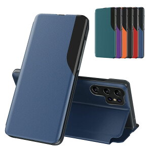 Galaxy S24 �P�[�X S24+/S24 Ultra �蒠�^ �J�o�[ ��܂� PU���U�[ �X�^���h�@�\ �蒠�^���U�[�P�[�X/�J�o�[ Samsung �T���X�� �M�����N�V�[ S24/S24 �v���X/S24 �E���g�� �A���h���C�h �������� ������