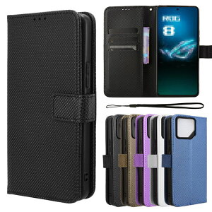 ROG Phone 8 �P�[�X ROG Phone 8 Pro �蒠�^ �X�^���h�@�\ �J�[�h���[ �X�g���b�v�t�� PU���U�[ �X�g���b�v�z�[���t�� ASUS �G�C�X�[�X ROG �t�H�� 8/8 �v�� ������� �l�C �X�}�z�J�o�[ �X�}�[�g�t�H�� 