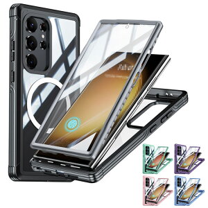 Galaxy S24 �P�[�X �ϏՌ� S24+ S24 Ultra �J�o�[ Qi�[�d ���C�����X�[�d �Ή� �N���A ���� ���� �O��ی� Samsung �T���X�� �M�����N�V�[ S24/S24 �v���X/S24 �E���g�� ��������