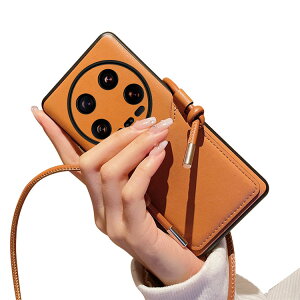 Xiaomi 14 Ultra �P�[�X PU���U�[ �w�ʃ��U�[�P�[�X �J�[�h���[ �X�g���b�v�t�� �������� ������� ���킢�� ���� �V���I�~ 14 �E���g�� �A���h���C�h �X�}�[�g�t�H��/�X�}�z�P�[�X/�J�o�[