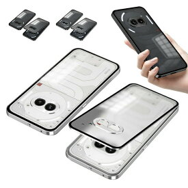 Nothing Phone 2a ケース カバー アルミバンパー 背面半透明 背面パネル付き かっこいい ナッシング フォン2a アルミサイドバンパー おすすめ おしゃれ スマートフォン/スマフォ/スマホケース/カバー