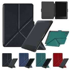 Kobo Clara BW ケース 6インチ 手帳型 カバー PUレザー スタンド機能 衝撃吸収 シンプル おしゃれ 手帳型レザーケース/カバー 楽天 電子書籍リーダー おすすめ