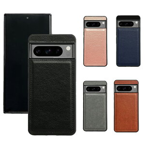 Pixel8a ケース 耐衝撃 カバー PUレザー 背面レザーケース シンプル Google グーグル ピクセル8a アンドロイド おすすめ おしゃれ スマートフォン/スマホケース/カバー