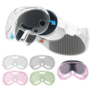 Apple Vision Pro �N���A�P�[�X �ϏՌ� �J�o�[ �N���A ���� �\�t�g TPU �v���e�N�^�[�J�o�[ �ی�P�[�X/�J�o�[ �A�b�v�� VR / AR �ϏՌ��P�[�X �ϏՌ��J�o�[ �������� �G���K���g ������� �r�W����